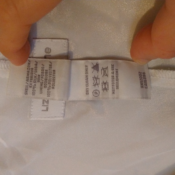Liz Claiborne VTG Dreamy delicate,8, flutter sleeve - Picture 11 of 13